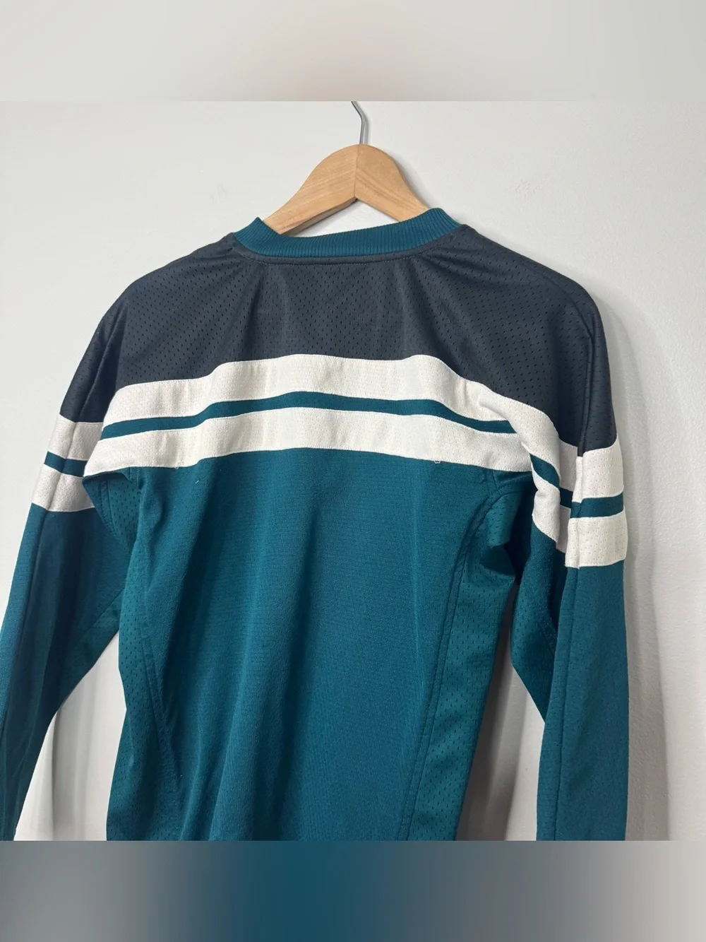 Philadelphia Eagles Kids Mesh Long Sleeve Jersey Shirt Med